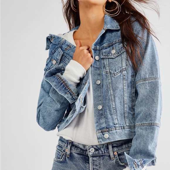 Free people rumors denim jacket - Picture 13 of 14